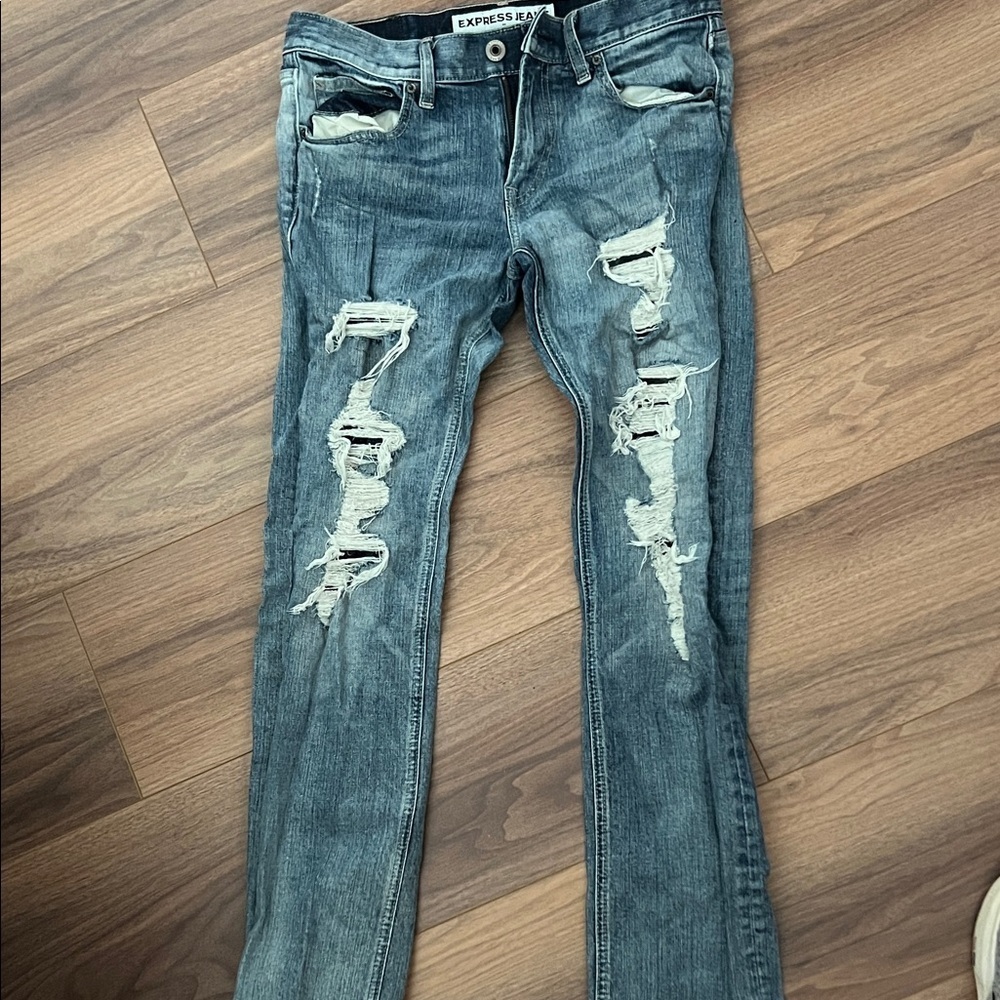 Express Ripped Denim Jeans-SOLD - Picture 2 of 4